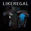 Likeregal 920 gamer szék lábtartóval piros masszázs funkcióval